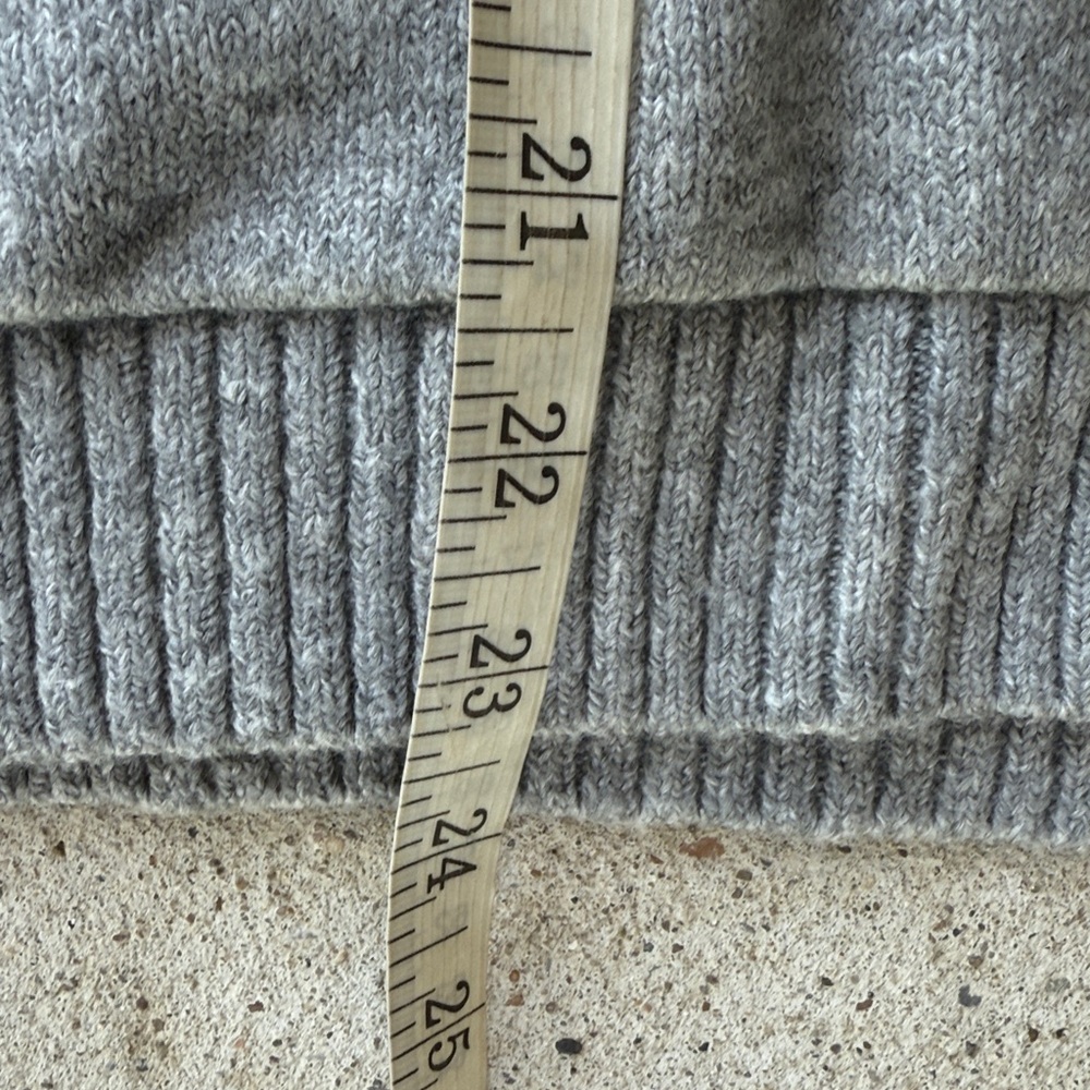 NWT Lou & Grey Dog Mom Hooded Gray Pullover Sweater Size Medium - Picture 9 of 11